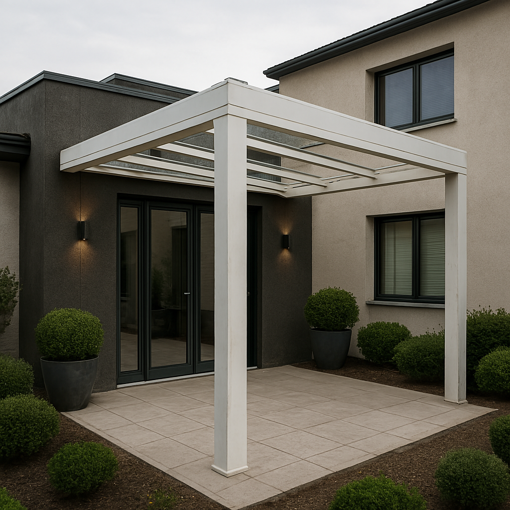Afwerking van cube veranda