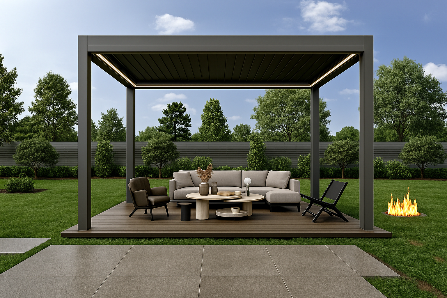 Lamellendak project van Studio Veranda